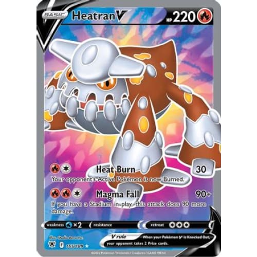 Heatran V (165/189) Ultra Rare Holofoil - Single