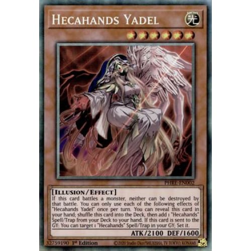 Hecahands Yadel (CR) - PHRE-EN002 Collector’s Rare 1st