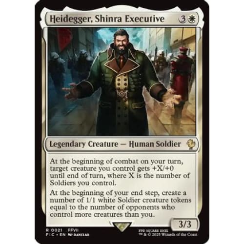 Heidegger Shinra Executive (FIC-021) - Single