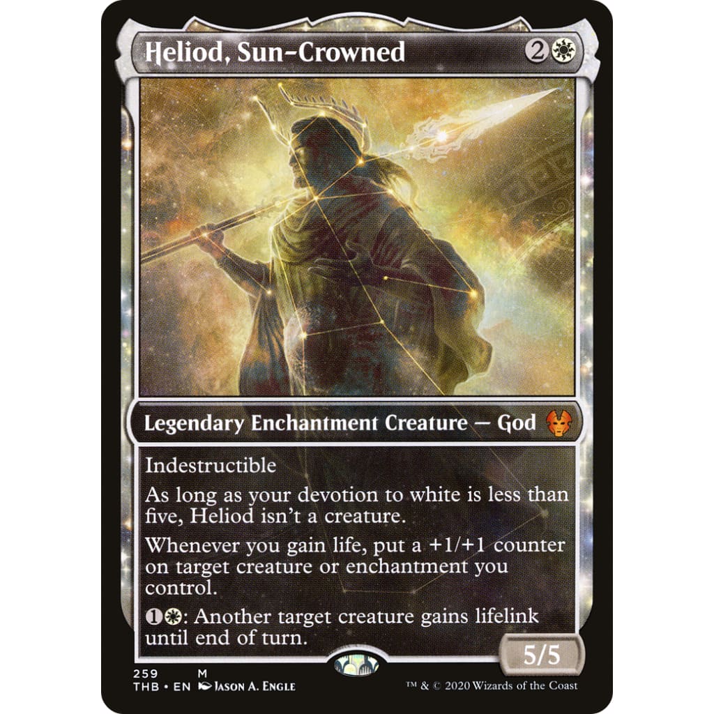 Heliod Sun-Crowned (THB-259): (nyxtouched Showcase Full