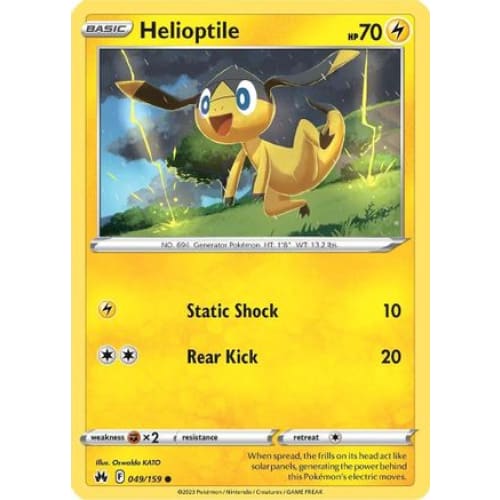 Helioptile (049) Common - Single