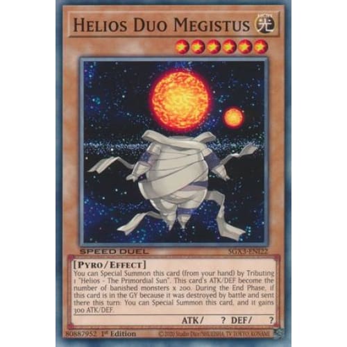 Helios Duo Megistus - SGX3-ENI22 Common 1st Edition - Single