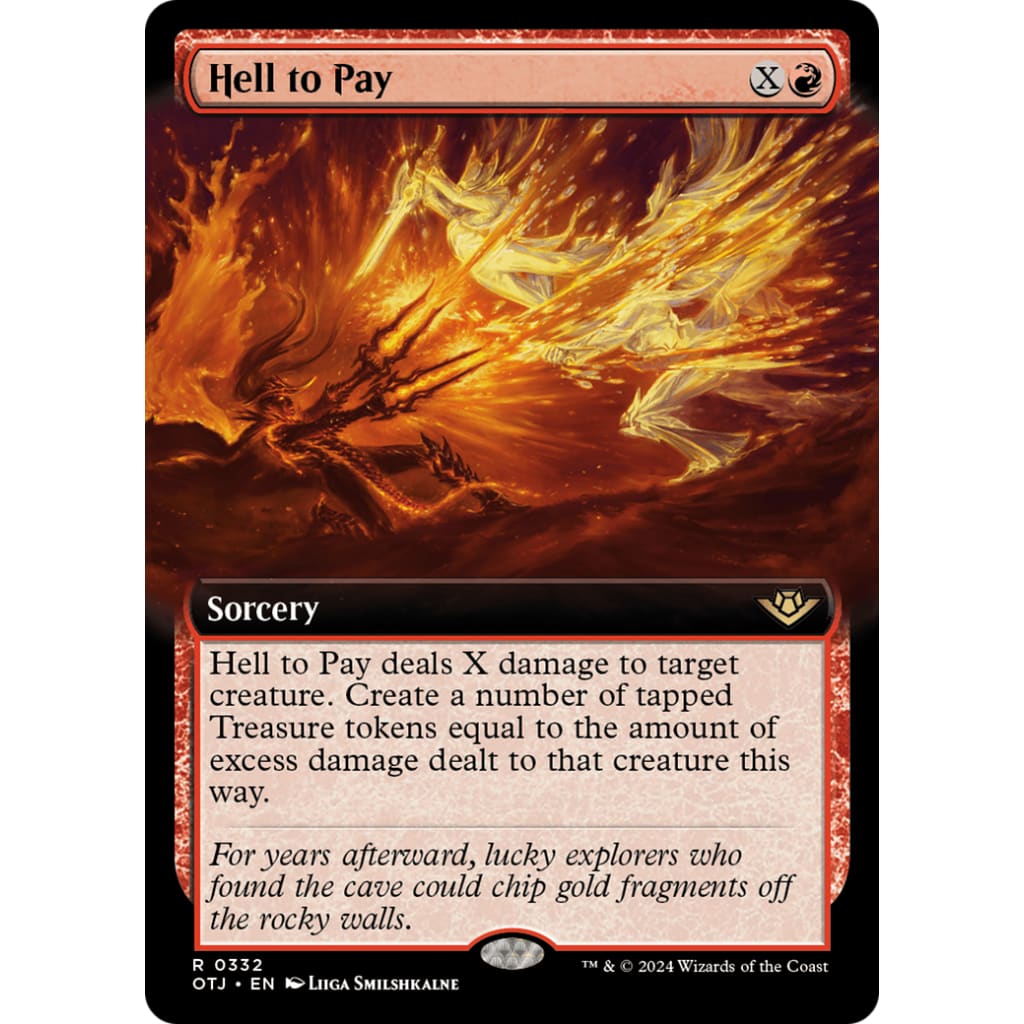 Hell to Pay (OTJ-332): (Extended Art) Foil - Single