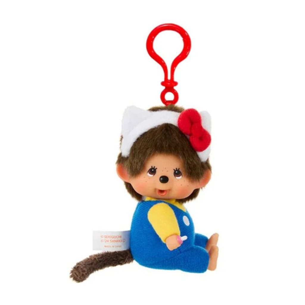 Hello Kitty x Monchhichi “Sekiguchi” Big Head Plush Dangler