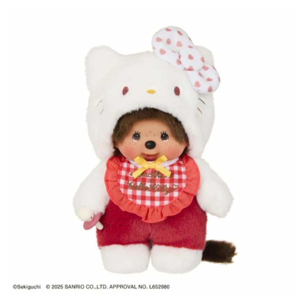 Hello Kitty x Monchhichi Small Gingham Check
