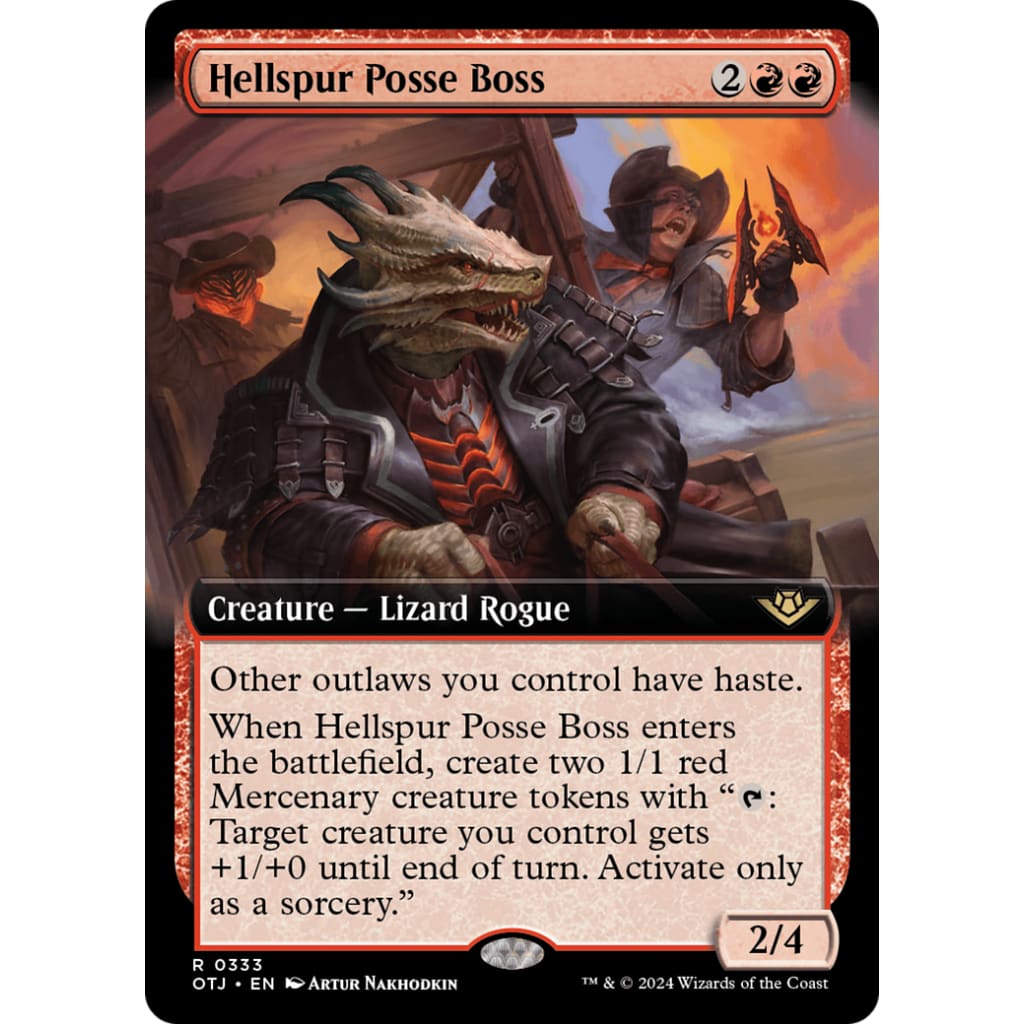 Hellspur Posse Boss (OTJ-333): (Extended Art) - Single
