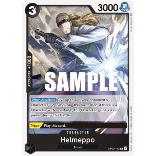 Helmeppo OP02-113 UC Paramount War - Single