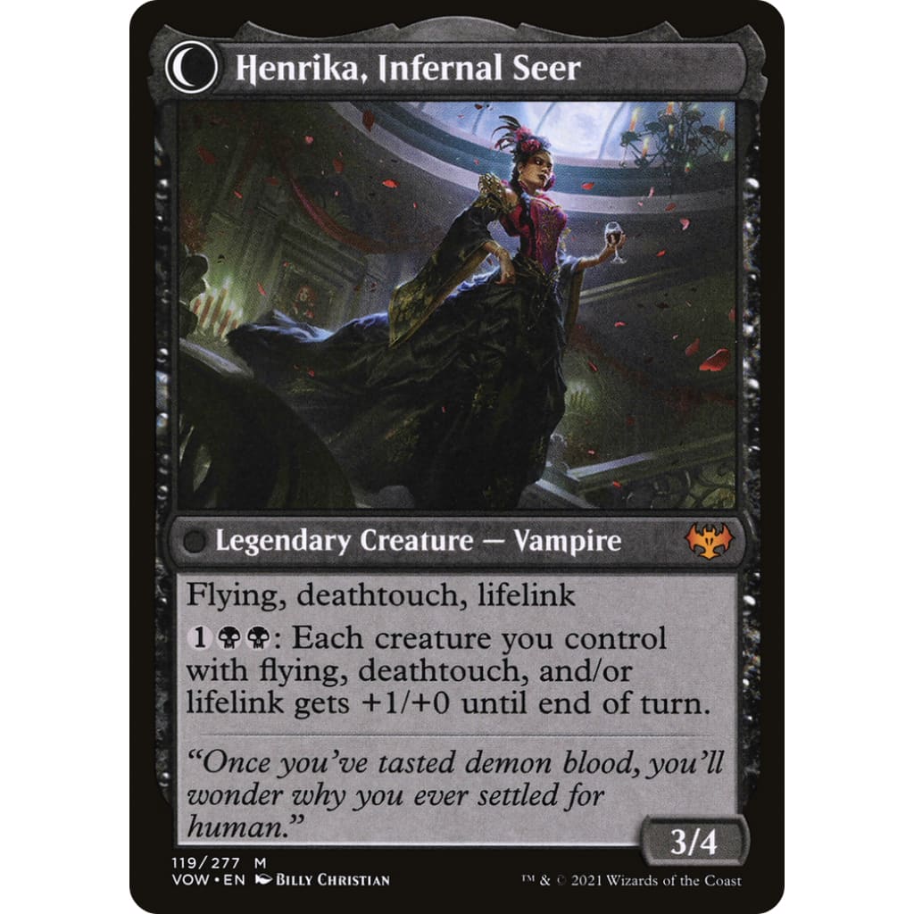 Henrika Domnathi // Infernal Seer (VOW-119): (Double Faced