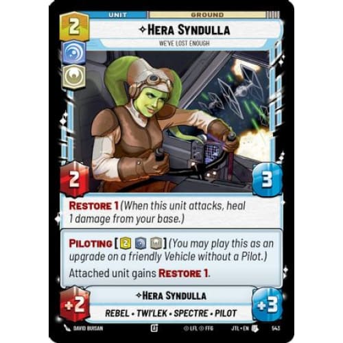 Hera Syndulla - We’ve Lost Enough (Foil) (543) Foil - Single