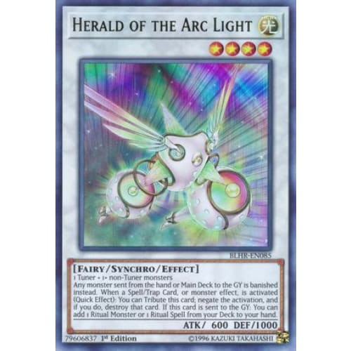 Herald of the Arc Light (BLHR-EN085) Ultra Rare 1st Edition