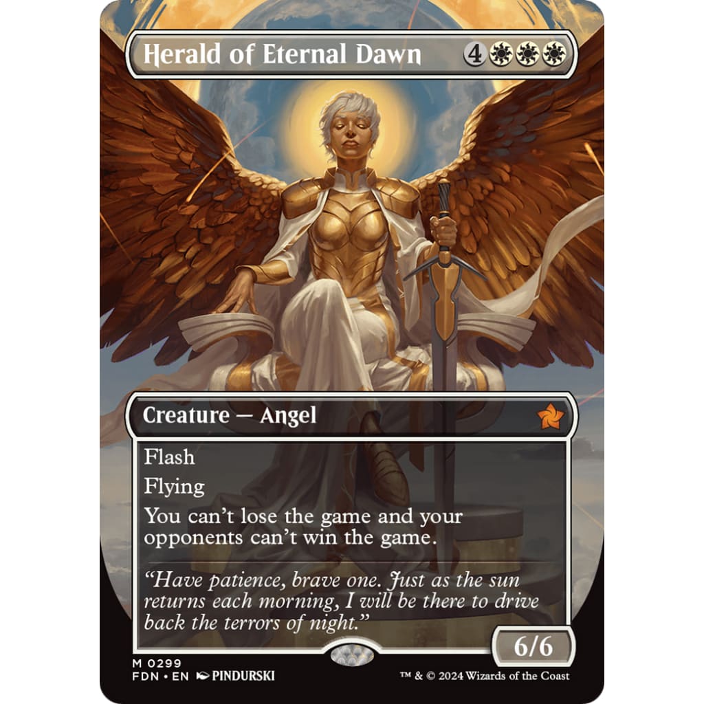 Herald of Eternal Dawn (FDN-299) (Borderless) - Single
