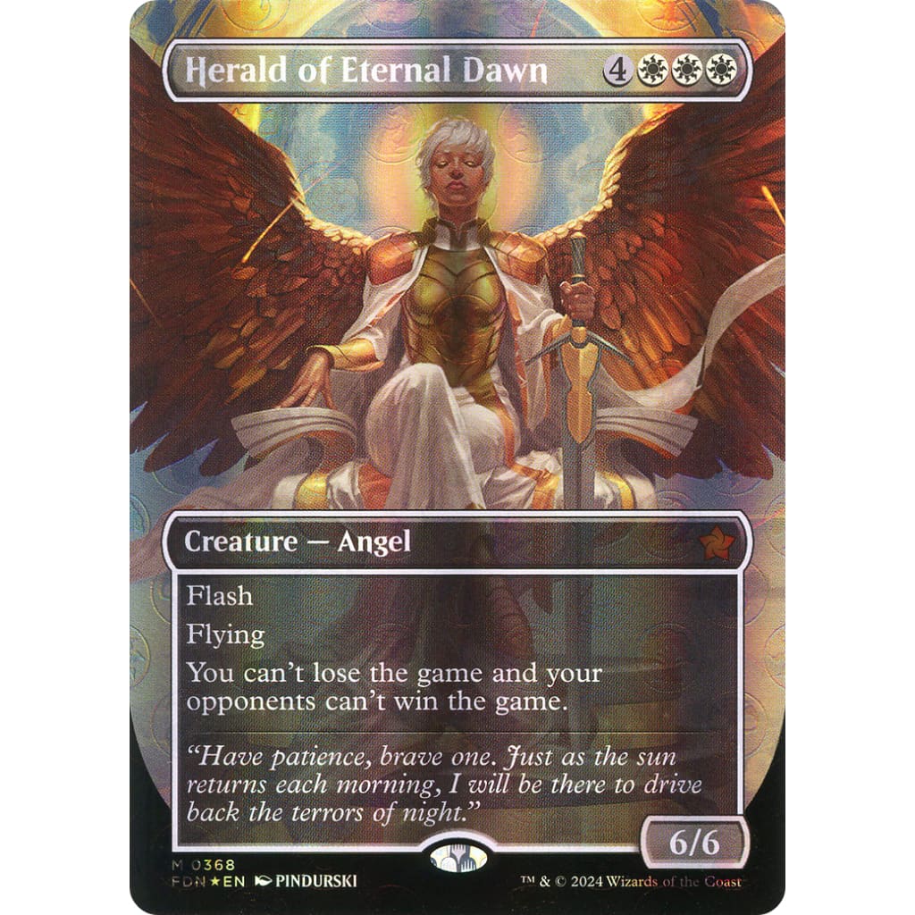 Herald of Eternal Dawn (FDN-368) (Borderless) Foil - Single