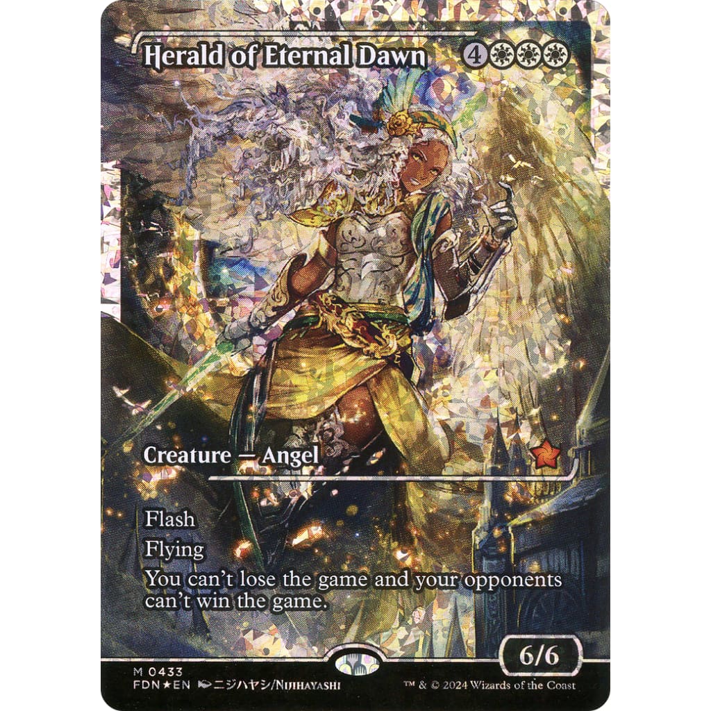 Herald of Eternal Dawn (FDN-433): (borderless Showcase)