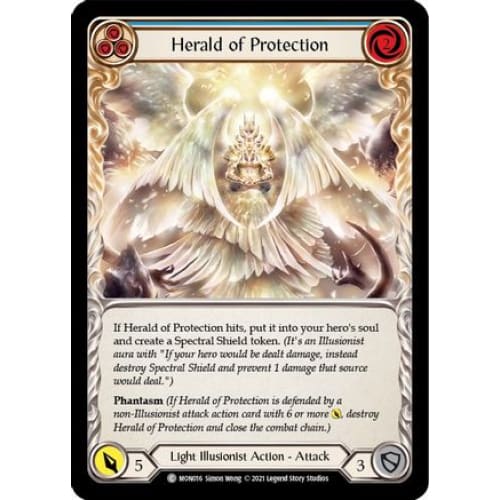 Herald of Protection (Blue) (MONARCH) 1st Edition - Single
