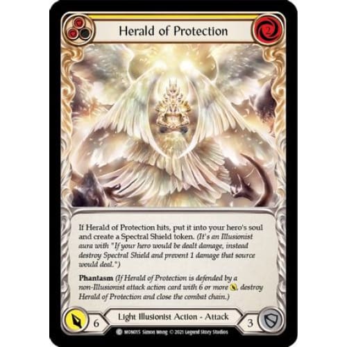 Herald of Protection (Yellow) (MONARCH) 1st Edition Rainbow