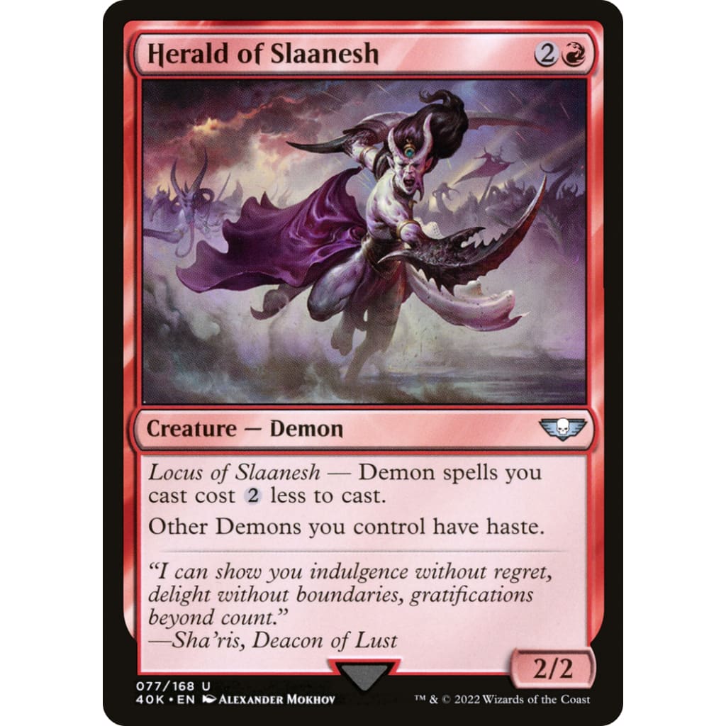Herald of Slaanesh (40K-077) - Single
