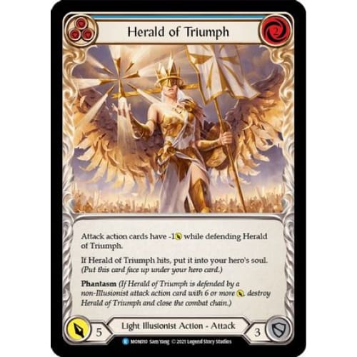 Herald of Triumph (Blue) (MONARCH) 1st Edition - Single