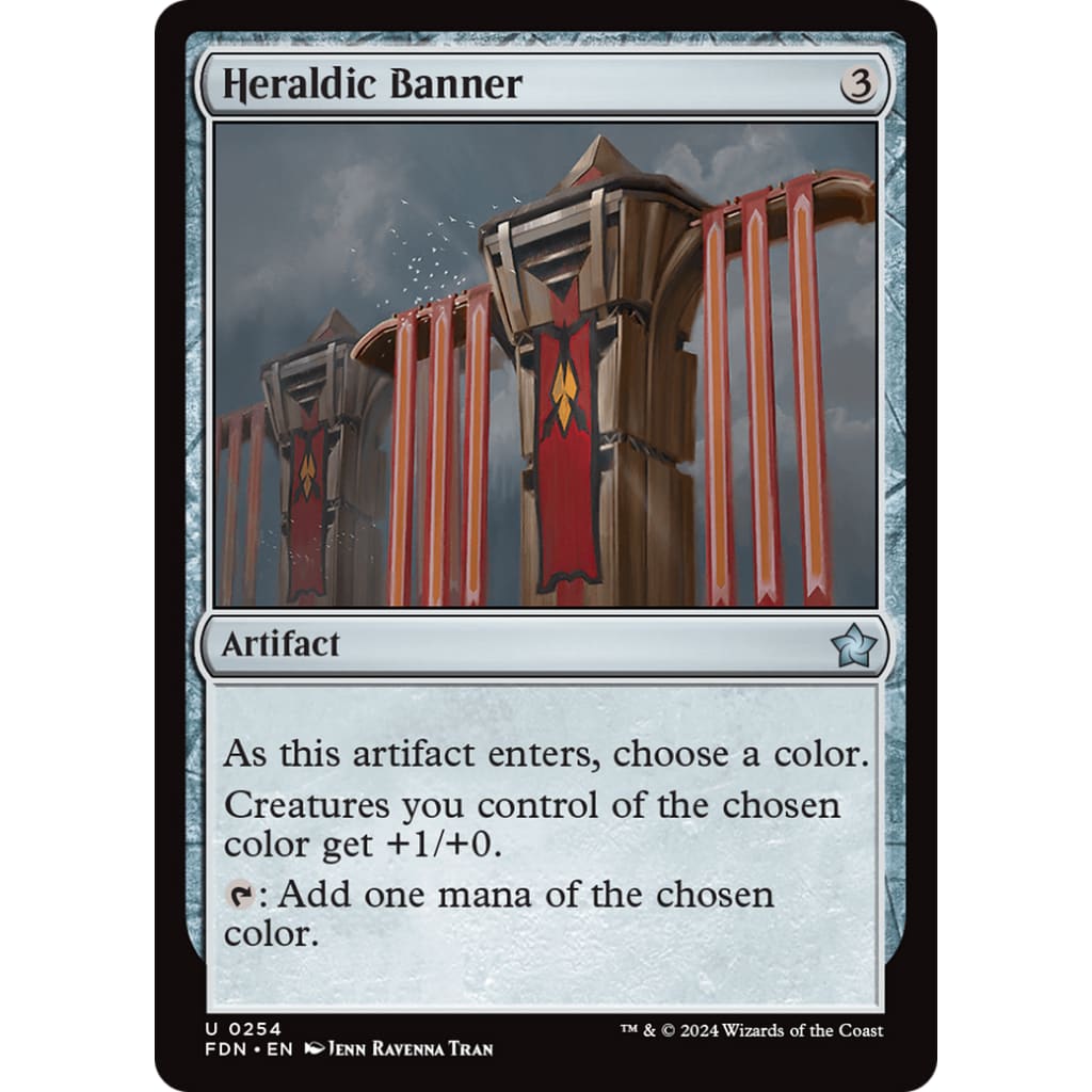 Heraldic Banner (FDN-254) - Single