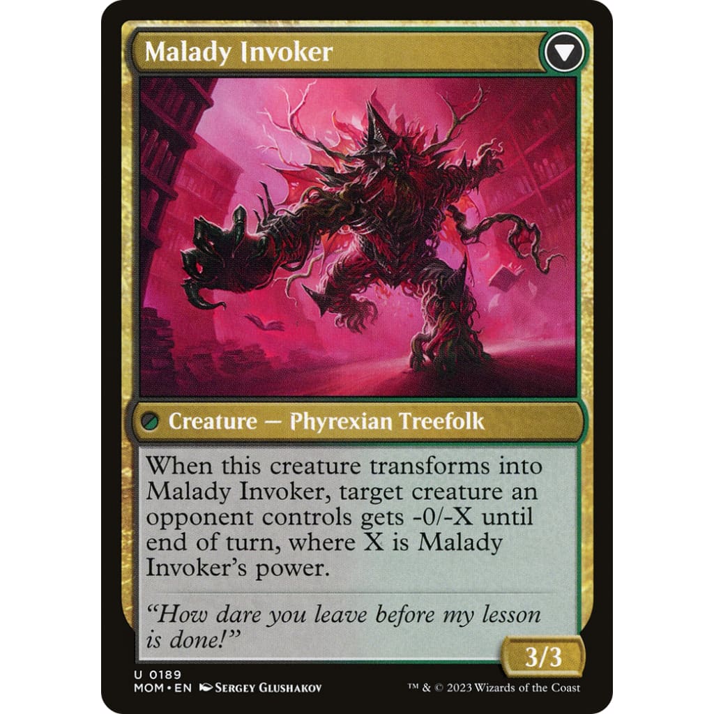Herbology Instructor // Malady Invoker (MOM-189) - Single