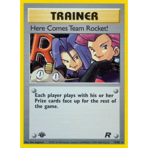 Here Comes Team Rocket! (015/082) Holo Rare Unlimited