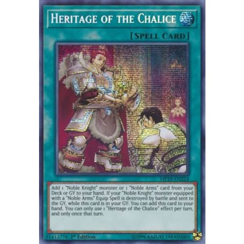 Heritage of the Chalice (MP19-EN224) Prismatic Secret Rare