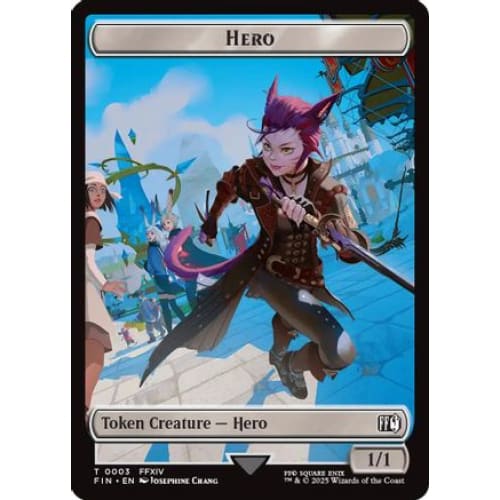 Hero (0003) // Treasure Double-Sided Token (FIN-3 23)