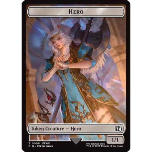Hero (0009) // Frog Double-Sided Token (FIN-9 18) - Single