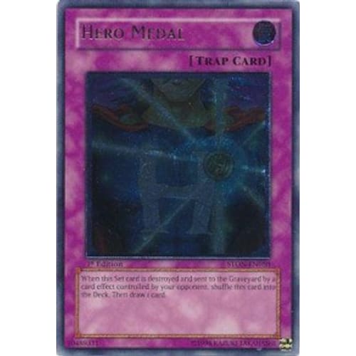 Hero Medal (UTR) (STON-EN050) Ultimate Rare Unlimited