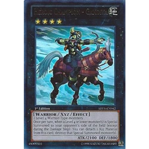 Heroic Champion - Gandiva (ABYR-EN042) Ultra Rare 1st