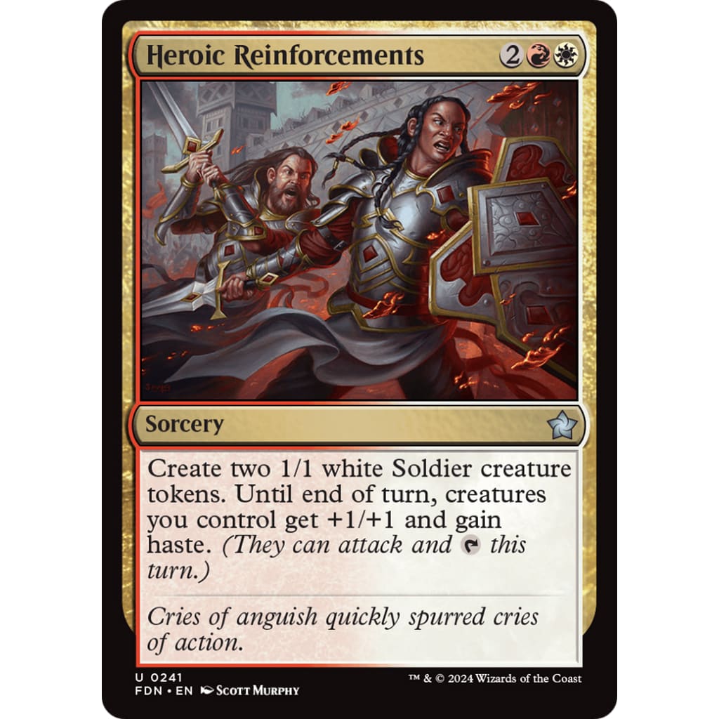 Heroic Reinforcements (FDN-241) - Single