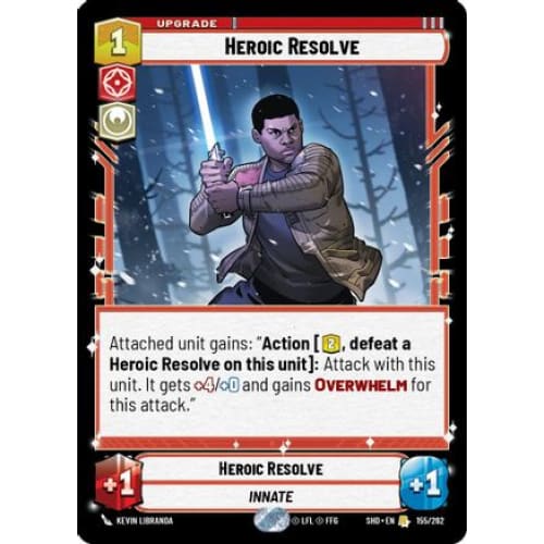 Heroic Resolve (155/262) - Shadows of the Galaxy - Single