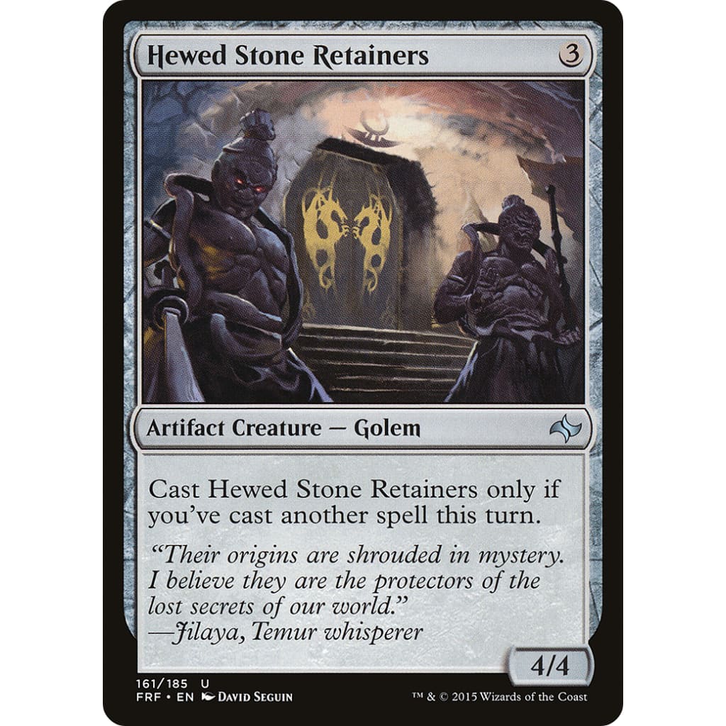 Hewed Stone Retainers (FRF-161) Foil - Single