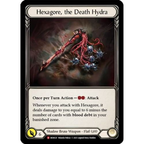 Hexagore the Death Hydra (MONARCH) 1st Edition Cold Foil
