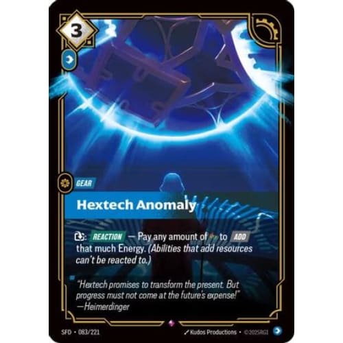 Hextech Anomaly (083/221) - Spiritforged Foil - Single