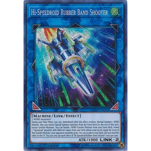 Hi-Speedroid Rubber Band Shooter (BLHR-EN050) Secret Rare