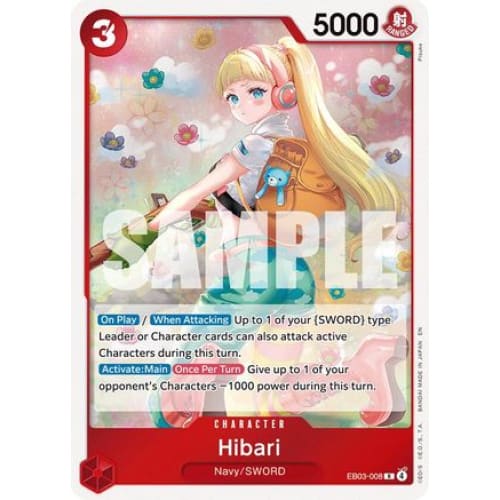 Hibari EB03-008 R Extra Booster: One Piece Heroines Edition
