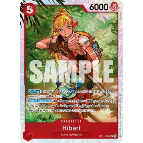 Hibari OP11-010 SR A Fist of Divine Speed Foil - Single
