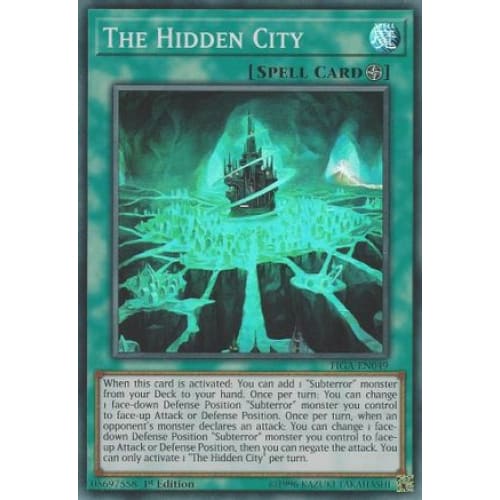 The Hidden City (FIGA-EN049) Super Rare 1st Edition - Single