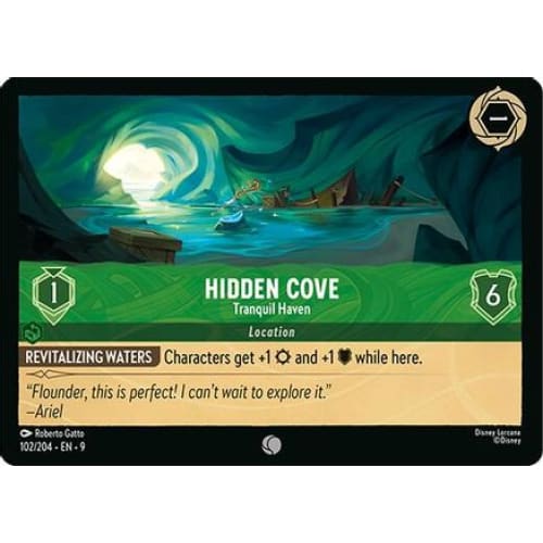 Hidden Cove - Tranquil Haven (102/204) - Fabled Cold Foil