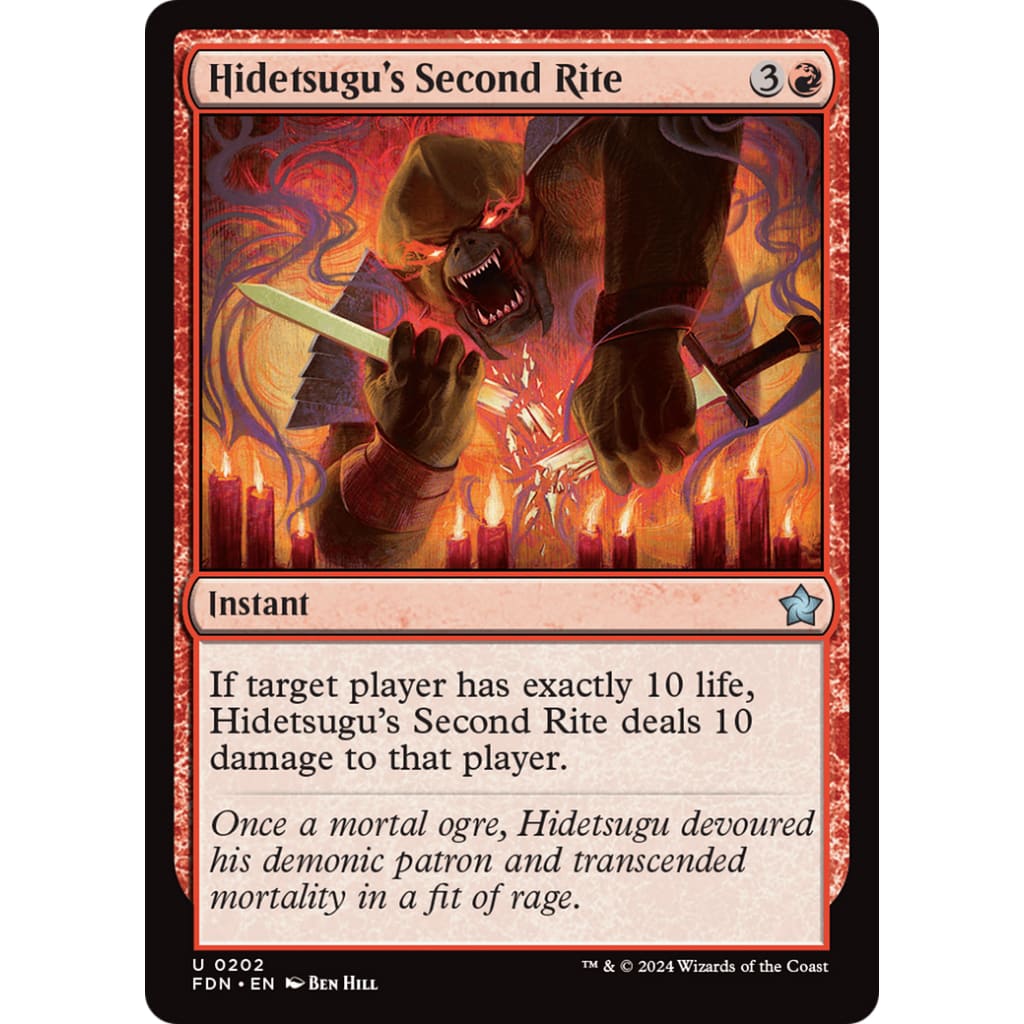 Hidetsugu’s Second Rite (FDN-202) - Single