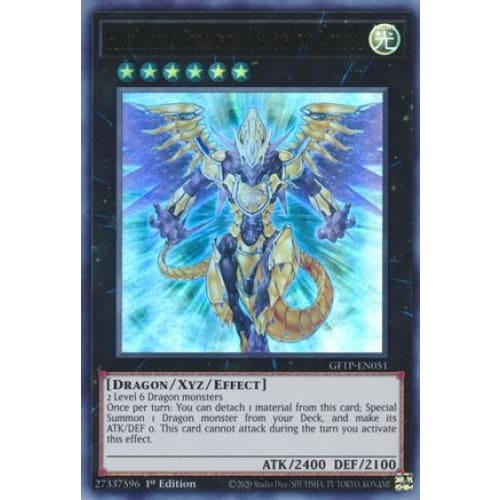 Hieratic Dragon King of Atum (GFTP-EN051) Ultra Rare 1st