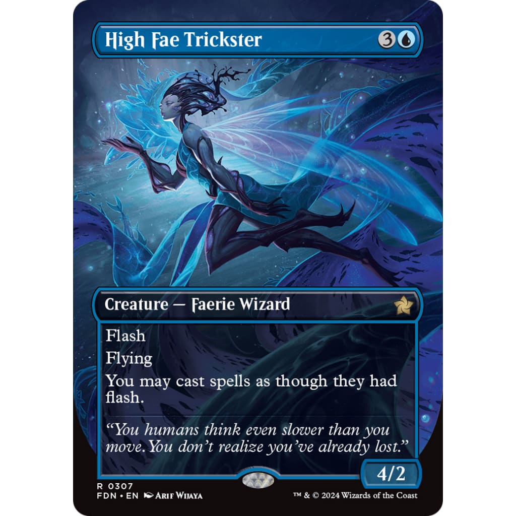 High Fae Trickster (FDN-307) (Borderless) - Single