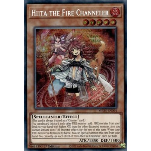 Hiita the Fire Channeler - MP24-EN094 Prismatic Secret Rare