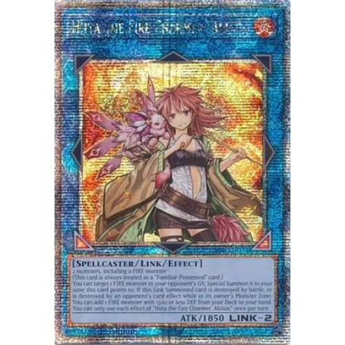 Hiita the Fire Charmer Ablaze (Quarter Century Secret Rare)