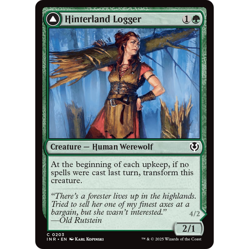 Hinterland Logger (INR-203) - Single