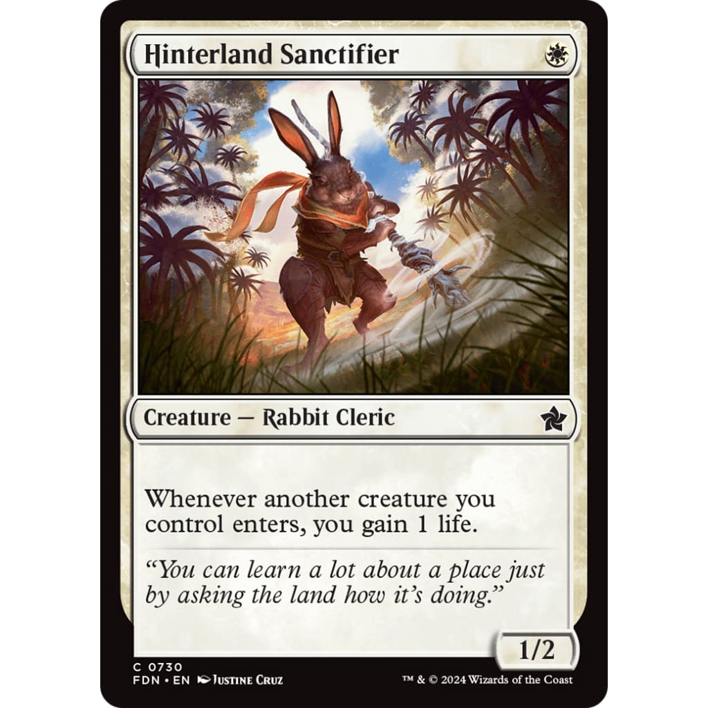 Hinterland Sanctifier (FDN-730) - Single
