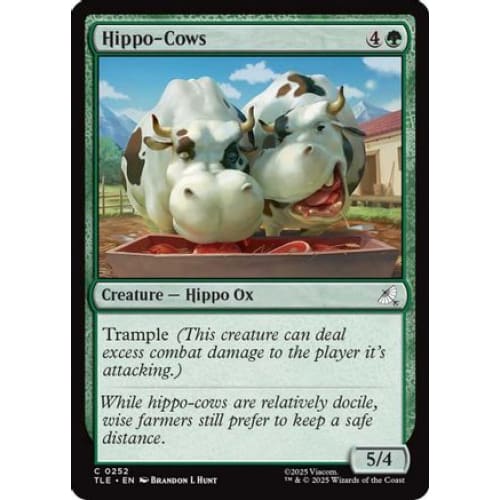 Hippo-Cows (TLE-252) Foil - Single