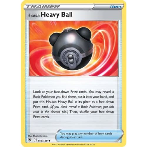 Hisuian Heavy Ball (146/189) Uncommon Reverse Holofoil