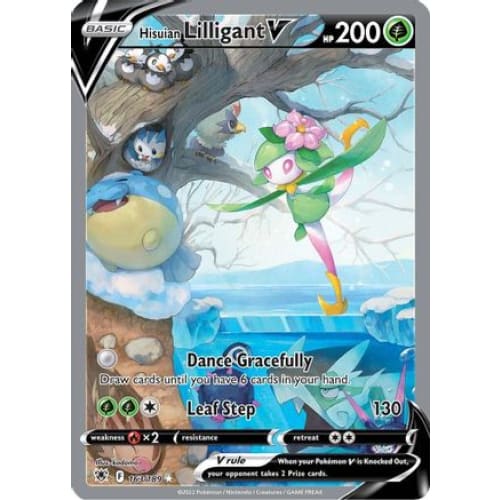 Hisuian Lilligant V (163/189) Ultra Rare Holofoil - Single