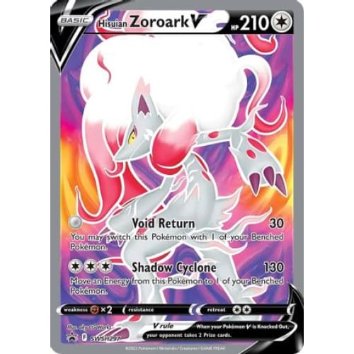 Hisuian Zoroark V (SWSH297/184) Promo Holofoil - Single